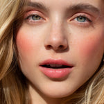 GetSet™ Matte Powder Blush in Feliz Fresca and BeachPlease Cream Blush in Happy Hour [The Tower 28 Beauty Cheeky Duo in Hot Pink Cheeks]