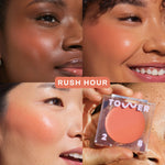 GetSet™ Matte Powder Blush in Culver Crush and BeachPlease Cream Blush in Rush Hour [The Tower 28 Beauty Cheeky Duo in Peachy Cheeks]