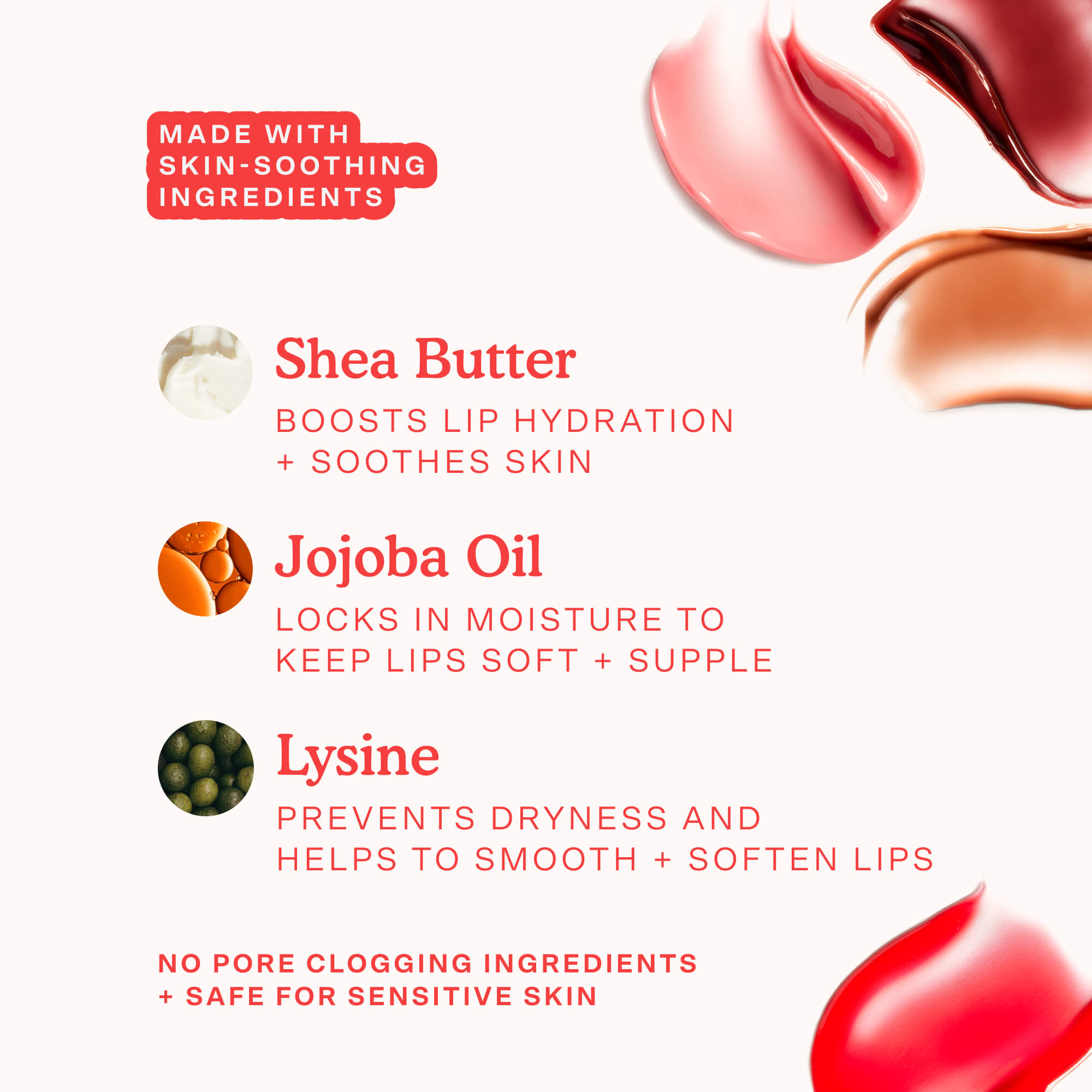 [Ingredients in the Tower 28 Beauty LipSoftie® Deluxe Gift Set]