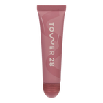 The Tower 28 Beauty LipSoftie® Lip Treatment in the shade Sugar Plum. [Sugar Plum]