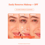 Tower 28 Beauty SOS Gel Cleanser removing makeup and SPF. [Shared]