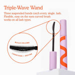 Shade: Jet [The Tower 28 Beauty MakeWaves Mini Mascara in the shade Jet.]